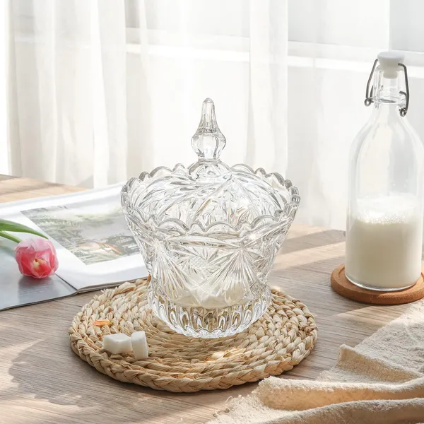 Premium_Glass_Candy_Dish_with_Lid,_Clear_Glass_Candy_Jar,_Cookie_Jar,_Decorative_Candy_Bowl,_Jewellery_Dish,_Covered_Candy_Jars_for_Buffet,_Kitchen,_Home,_Office_Desk