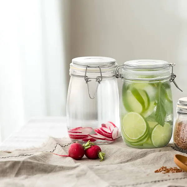 1200_ML_Airtight_Glass_Container_with_Lids_Food_Storage_Jar_-_Pack_of_(2)