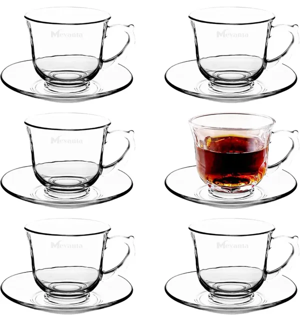 Premium_Glass_Tea_Cup_and_Saucer_Set_(6_Cups_&_6_Saucers_-_220_ML)_Transparent_Cups_&_Saucer_Set_For_Coffee_Herbal_Green_Tea,_Lemon_Tea,_Espresso,_Hot_Chocolate,Cappuccino