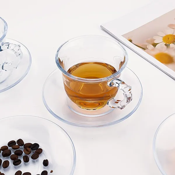 Premium_Glass_Tea_Cup_and_Saucer_Set_(6_Cups_&_6_Saucers_-_220_ML)_Transparent_Cups_&_Saucer_Set_For_Coffee_Herbal_Green_Tea,_Lemon_Tea,_Espresso,_Hot_Chocolate,Cappuccino