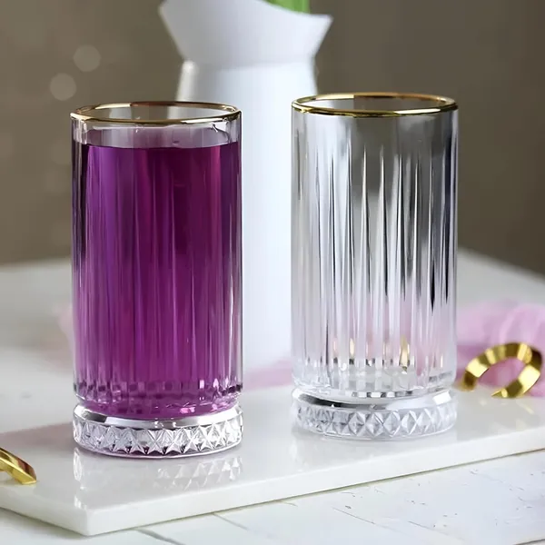 Premium_Golden_Rim_300ML_Water-Juice_high_Ball_Glasses_Set_of_6_Crystal_Drinking_Glass_for_Water,_Juice,_Milk,Coke,Beer,Beverage,Vintage_Style_Home,Office_Everyday_Use