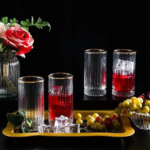 Premium_Golden_Rim_300ML_Water-Juice_high_Ball_Glasses_Set_of_6_Crystal_Drinking_Glass_for_Water,_Juice,_Milk,Coke,Beer,Beverage,Vintage_Style_Home,Office_Everyday_Use