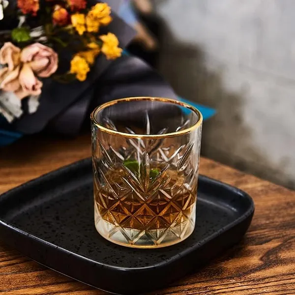 Premium_Golden_Rim_350ML_Water-Juice_&_Whisky_Glasses_Set_of_6_Crystal_Drinking_Glass_for_Water,Juice,_Milk,Coke,Beer,Beverage,Vintage_Style_Home,Office_Everyday_Use