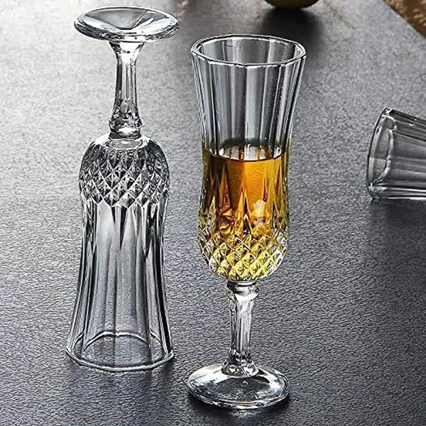 180ML_Premium_Crystal_Wine_Glasses_Set_of_6_�_Elegant_Fancy_Long_Stem_Wine_Glass_for_Red_&_White_Wine,Bar,_Dining,_Wedding,Aniversary,Housewarming,Party_&_Gift