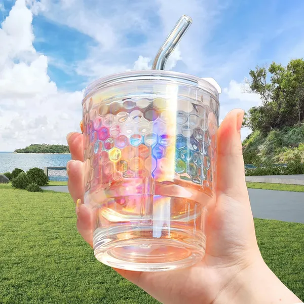 Glass_Coffee_Mug_with_Straw_Green_Tea_Sipper_Tumbler_Mugs_with_Lid_Pack_of_1-370_ML_Travel_Mug_for_Drinking_Glass,_Milk_Mug,Lemon_Tea,Water_Juice_Cup_(CM_-_28)