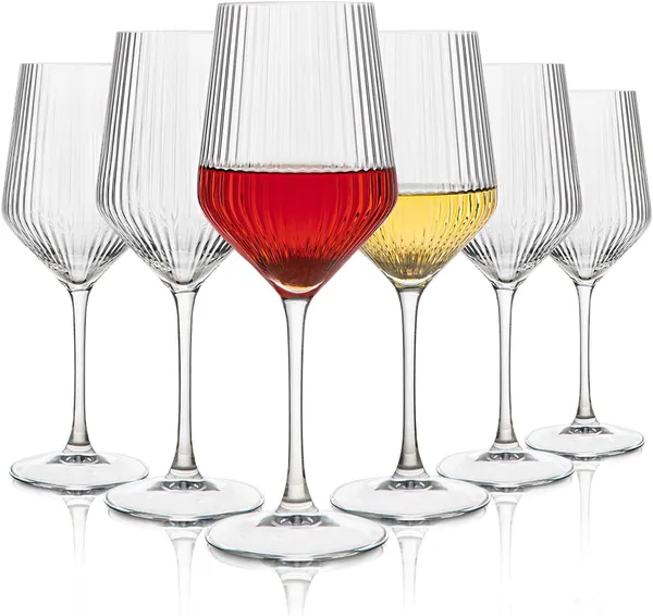 400ML_Premium_Crystal_Wine_Glasses_Set_of_6_�_Elegant_Fancy_Long_Stem_Wine_Glass_for_Red_&_White_Wine,Bar,_Dining,_Wedding,Aniversary,Housewarming,Party_&_Gift