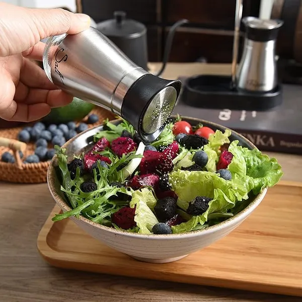 Salt_and_Pepper_Shakers_Set_with_Stand_|_Refillable_Stainless_Steel_Shaker_with_Glass_Bottom_for_Home,_Kitchen_and_Restaurants