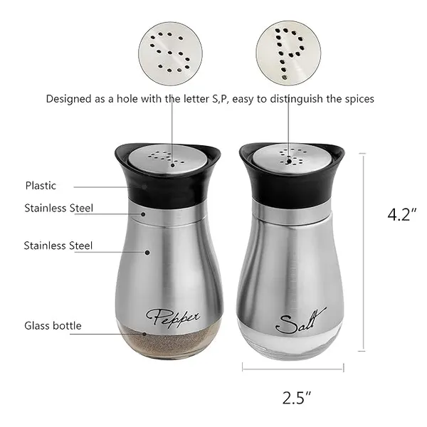 Salt_and_Pepper_Shakers_Set_with_Stand_|_Refillable_Stainless_Steel_Shaker_with_Glass_Bottom_for_Home,_Kitchen_and_Restaurants
