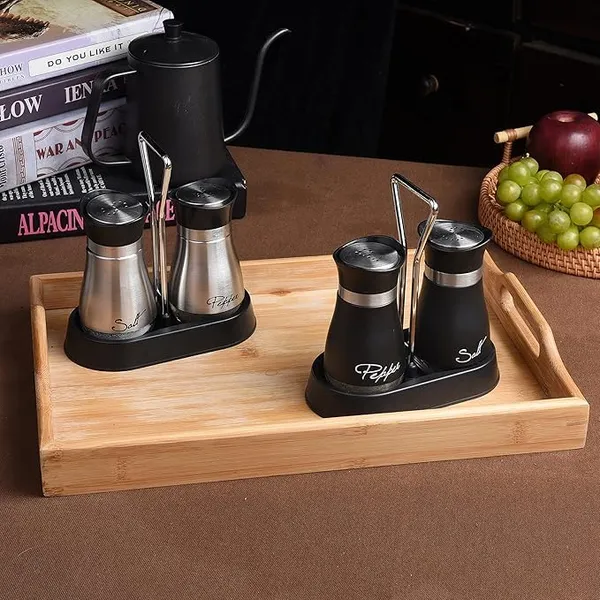 Salt_and_Pepper_Shakers_Set_with_Stand_|_Refillable_Stainless_Steel_Shaker_with_Glass_Bottom_for_Home,_Kitchen_and_Restaurants
