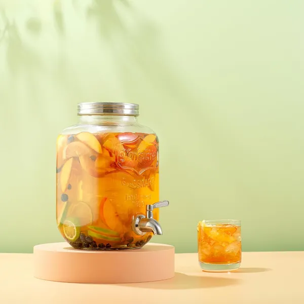 4_Liter_Glass_Juice_Dispenser_with_Tap,_Cold_Ice_Drink_Dispensers_for_Water,_Beer,_Cocktails,_Detox_Beverage_Drinks,_Home_&_Restaurant,_Office,_Bar,_Party_Set_of_1