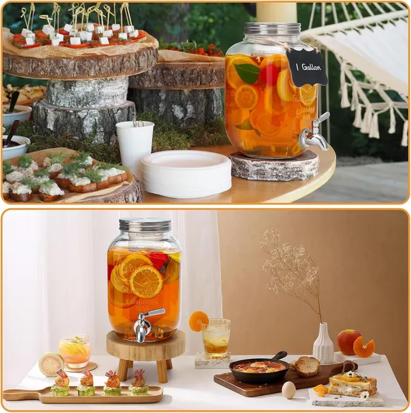4_Liter_Glass_Juice_Dispenser_with_Tap,_Cold_Ice_Drink_Dispensers_for_Water,_Beer,_Cocktails,_Detox_Beverage_Drinks,_Home_&_Restaurant,_Office,_Bar,_Party_Set_of_1