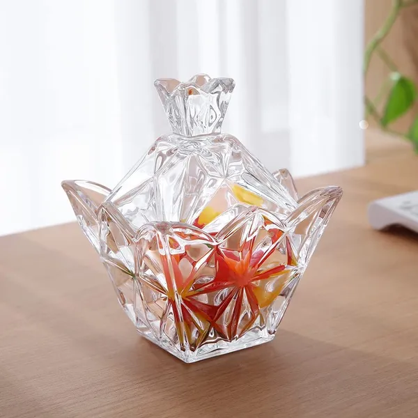 Premium_Glass_Candy_Dish_with_Lid,_Clear_Glass_Candy_Jar,_Cookie_Jar,_Decorative_Candy_Bowl,_Jewellery_Dish,Jars_for_Kitchen,_Home,_Office_Desk