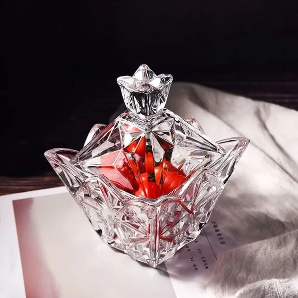 Premium_Glass_Candy_Dish_with_Lid,_Clear_Glass_Candy_Jar,_Cookie_Jar,_Decorative_Candy_Bowl,_Jewellery_Dish,Jars_for_Kitchen,_Home,_Office_Desk