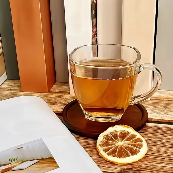 210ML_Premium_Hot/Cold_Glass_Tea_and_Coffee_Cup_Glass_Mug,_Transparent,Clear_Set_of_(6)