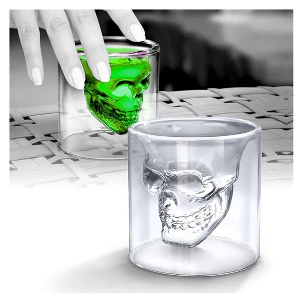Skull__Shot_And_Whisky_Glass_And_Cocktail_Glasses_Clear_(Set_of_2),250_ML