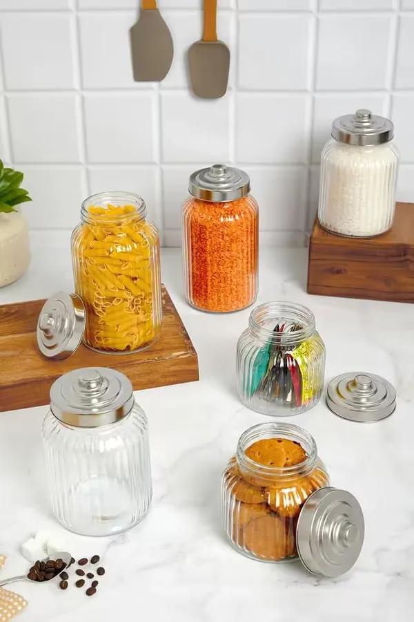 1000ML_Glass_Storage_Canister_Holder_with_Airtight_Bamboo_Lid-_Pack_of_(2)