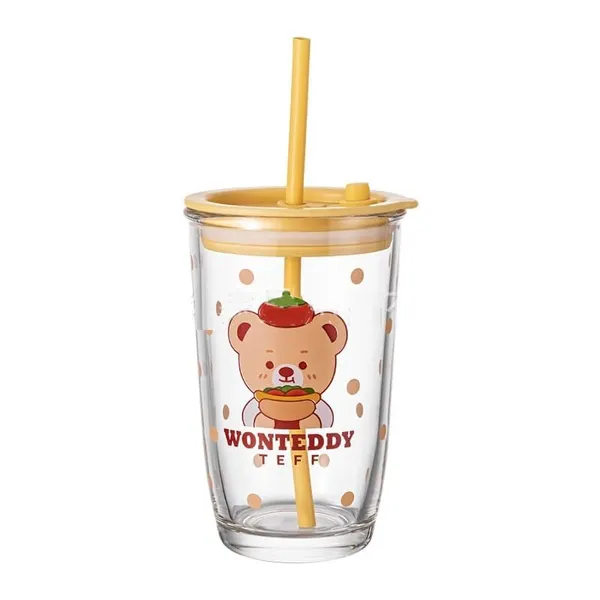 Glass_Coffee_Mug_with_Straw_Green_Tea_Sipper_Tumbler_Mugs_with_Lid_Pack_of_1-400_ML_Travel_Mug_for_Drinking_Glass,_Milk_Mug,Lemon_Tea,Water_Juice_Cup_(CM_-_24)