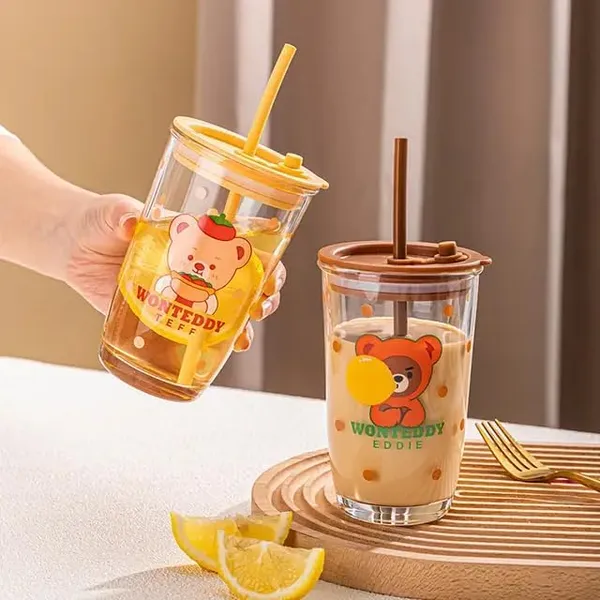 Glass_Coffee_Mug_with_Straw_Green_Tea_Sipper_Tumbler_Mugs_with_Lid_Pack_of_1-400_ML_Travel_Mug_for_Drinking_Glass,_Milk_Mug,Lemon_Tea,Water_Juice_Cup_(CM_-_24)
