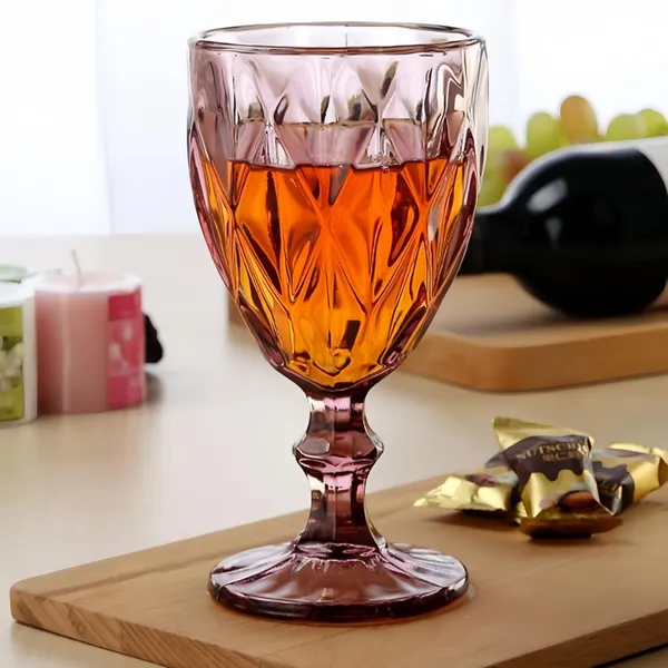 300_ML_Crystal_Pink_Wine_Glass_Red_or_White_Cut_Wine,_Transparent_Champagne_Flute_Wine_Glass_-__Pack_of_(6)