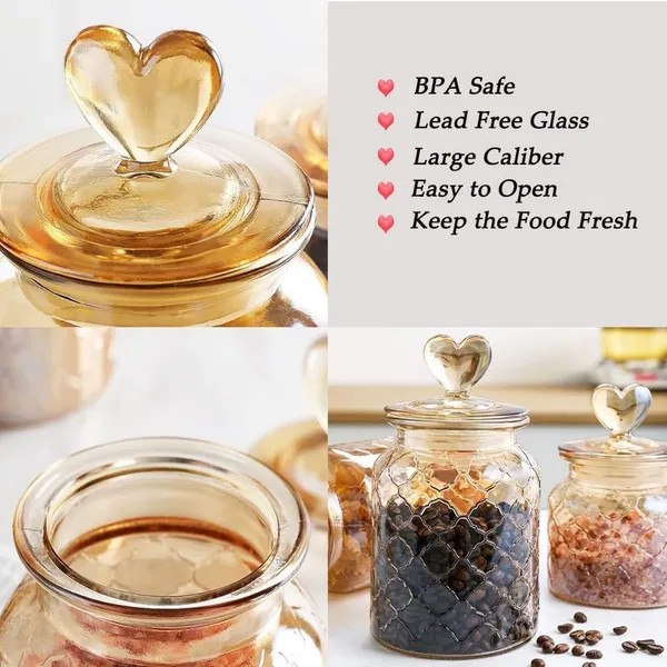 Brown_Glass_Food_Storage_Jars_with_Glass_Lids_1000ml_Set_of_2,_Love_Heart_Handle_Lid_Jar_for_Home_Kitchen,Flour,_Sugar,_Coffee,_Pasta,Grains,Cookies,_Snacks