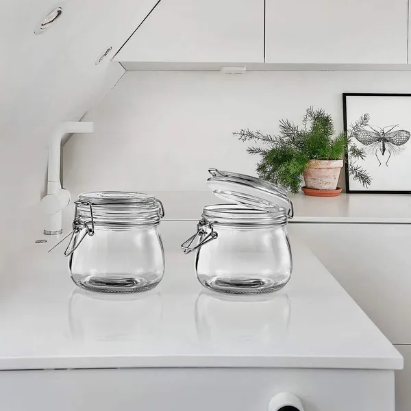 500_ml_Glass_Jars_with_Airtight_Lids_Wide_Mouth_Storage_Jars_With_Buckle_Lid_for_Preserving_Decorating_Canning_Jar_Dry_Food_Storage_Pasta_Spice_Beans_Flour_Pack_of_(2)