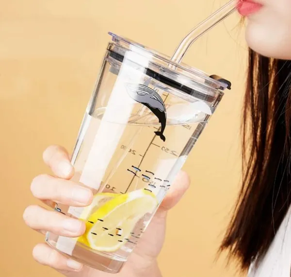 Glass_Coffee_Mug_with_Straw_Green_Tea_Sipper_Tumbler_Mugs_with_Lid_Pack_of_1-450_ML_Travel_Mug_for_Drinking_Glass,_Milk_Mug,Lemon_Tea,Water_Juice_Cup_(CM_-_18)