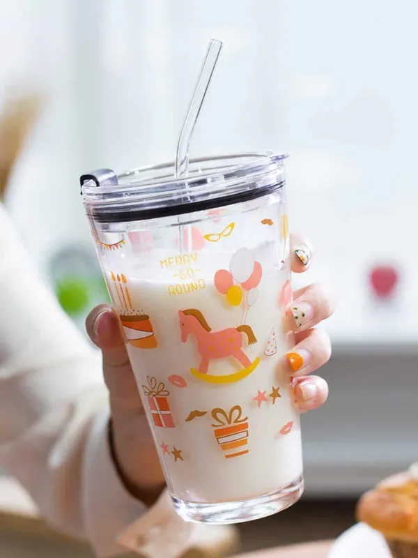Glass_Coffee_Mug_with_Straw_Green_Tea_Sipper_Tumbler_Mugs_with_Lid_Pack_of_1-450_ML_Travel_Mug_for_Drinking_Glass,_Milk_Mug,Lemon_Tea,Water_Juice_Cup_(CM_-_18)