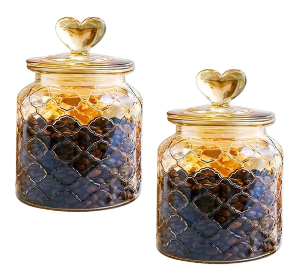 Brown_Glass_Food_Storage_Jars_with_Glass_Lids_700_ML_Set_of_2,_Love_Heart_Handle_Lid_Jar_for_Home_Kitchen,Flour,_Sugar,_Coffee,_Pasta,_Grains,_Cookies,_Snacks