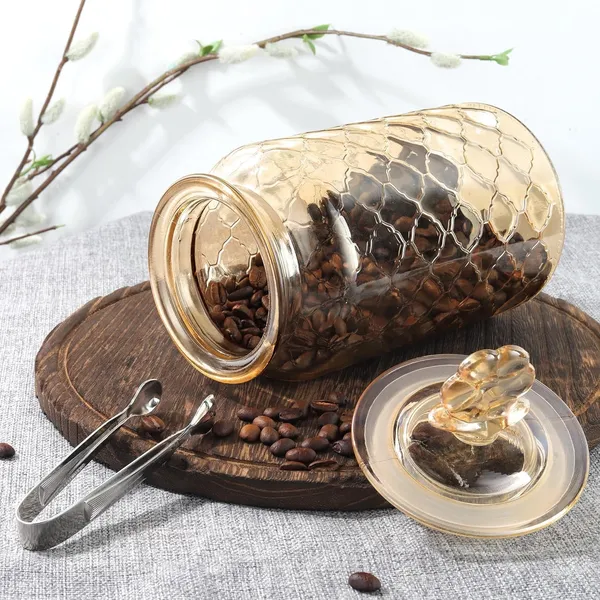 Brown_Glass_Food_Storage_Jars_with_Glass_Lids_700_ML_Set_of_2,_Love_Heart_Handle_Lid_Jar_for_Home_Kitchen,Flour,_Sugar,_Coffee,_Pasta,_Grains,_Cookies,_Snacks