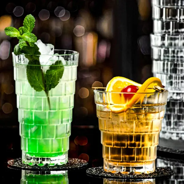 Premium_Water_&_Juice_Drinking_Glasses__350_ML_Set_Of_6,Highball_Lead-Free_Glass,Tumblers_For_Water,Juice,Beer,Cocktail_And_Mixed_Drinks
