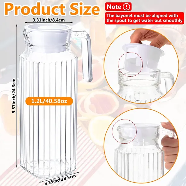Premium_1.1_Liter_Glass_Jug_with_Handle_and_Lid,_Use_Water_Pitcher,_Dishwasher_Safe,_Suitable_for_Juice,Milk,Cocktail_and_Beverage_Carafe_(BX-16)