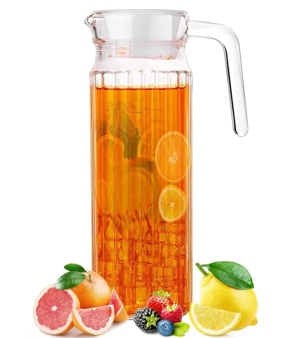 Premium_1.1_Liter_Glass_Jug_with_Handle_and_Lid,_Use_Water_Pitcher,_Dishwasher_Safe,_Suitable_for_Juice,Milk,Cocktail_and_Beverage_Carafe_(BX-16)