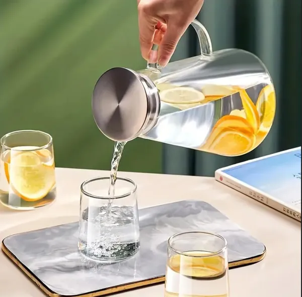 Premium_Water_and_Juice_Glass_&_Borosilicate_Glass_Jug_Set_Combo_[6_Piece_Glass_280_ML_&_1_Piece_Jug_2_Liter]_Transparent_Pitcher_Set_for_Dining_Table,_Home_&_Restaurant,Party_(MTS_-_03)