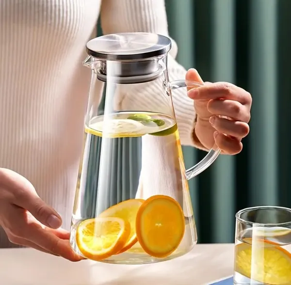 Premium_Water_and_Juice_Glass_&_Borosilicate_Glass_Jug_Set_Combo_[6_Piece_Glass_280_ML_&_1_Piece_Jug_2_Liter]_Transparent_Pitcher_Set_for_Dining_Table,_Home_&_Restaurant,Party_(MTS_-_03)