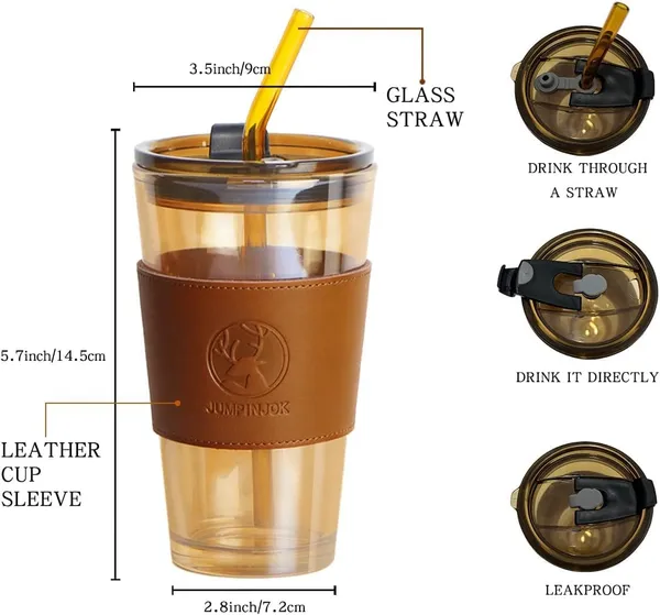 Brown_Glass_Coffee_Mug_with_Straw,_Sipper_Tumbler_Mugs_with_Lid_Pack_of_1-400_ML_Travel_Mug_for_Drinking_Glass,_Milk_Mug,Lemon_Tea,Water_Juice_Cup_Brown_(CM_-_36)