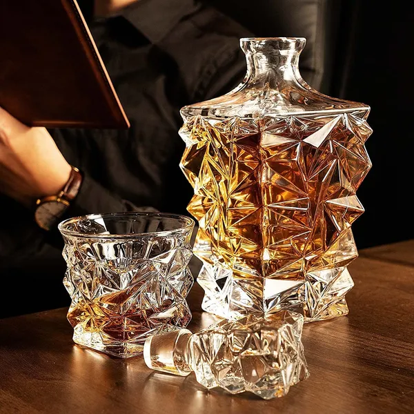 1_Decanter_With_6_Pcs_Glasses_Decanter_Bottle_Set_With_Glasses_Clear_(Set_of_7)