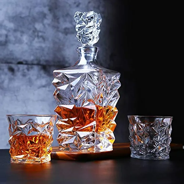 1_Decanter_With_6_Pcs_Glasses_Decanter_Bottle_Set_With_Glasses_Clear_(Set_of_7)