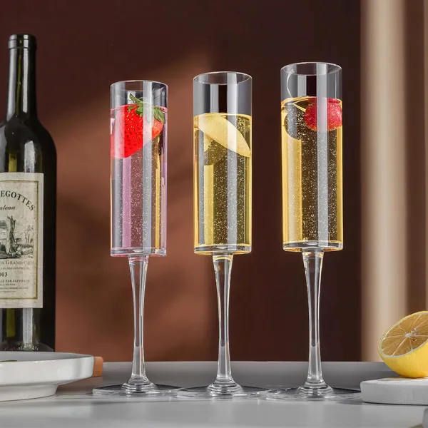 200_ML_Champagne_Wine_Glass_Red_or_White_Cut_Wine,_Transparent_Champagne_Flute_Wine_Glass_-__Pack_of_(6)