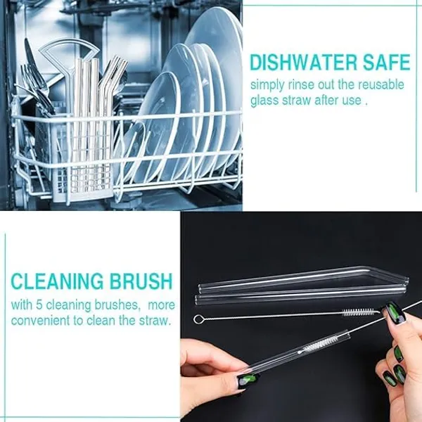 Reusable_Glass_Straw_Set_of_6_Ecofriendly_Multiuse_Drinking_Straws_Easy_to_Clean_Elegant_&_Durable_�_Perfect_for_Juice,_Cocktails,_Smoothies,_Coffee_&_More_Drinks