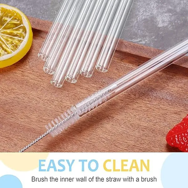 Reusable_Glass_Straw_Set_of_6_Ecofriendly_Multiuse_Drinking_Straws_Easy_to_Clean_Elegant_&_Durable_�_Perfect_for_Juice,_Cocktails,_Smoothies,_Coffee_&_More_Drinks
