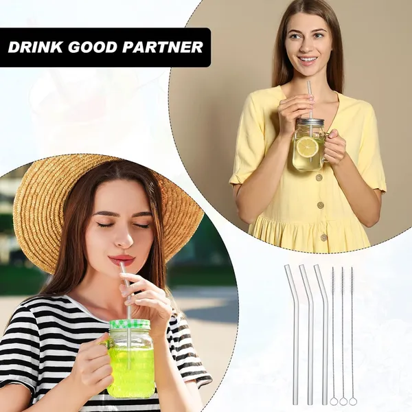 Reusable_Glass_Straw_Set_of_6_Ecofriendly_Multiuse_Drinking_Straws_Easy_to_Clean_Elegant_&_Durable_�_Perfect_for_Juice,_Cocktails,_Smoothies,_Coffee_&_More_Drinks