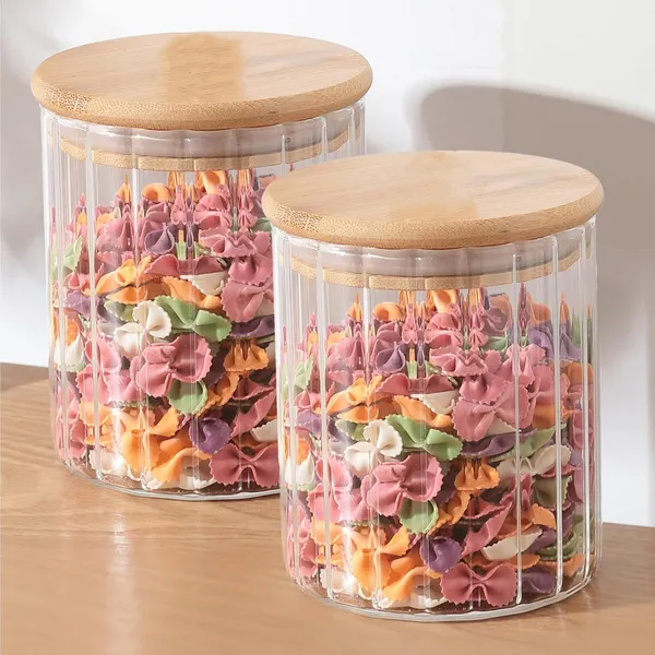 650ML_Glass_Storage_Canister_Holder_with_Airtight_Bamboo_Lid-__Pack_of_(6)