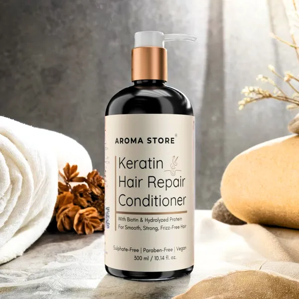 Keratin__And_Biotin_Ayurvedic_Repair_Hair_Conditioner_For__Unisex