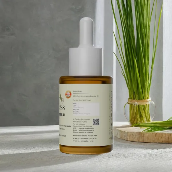 Lemongrass_Essential_Oil_100%_Pure_Therapeutic_Grade_For__Unisex