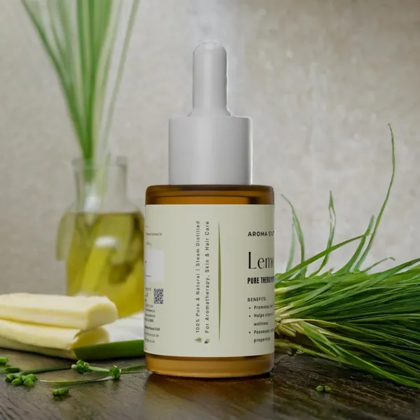 Lemongrass_Essential_Oil_100%_Pure_Therapeutic_Grade_For__Unisex