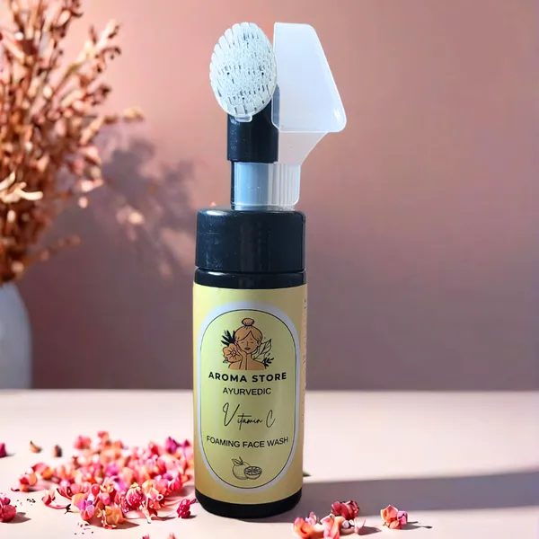 Vitamin_C__And_Neem_Foaming_Face_Wash_With_Inbuilt_Brush_For__Unisex