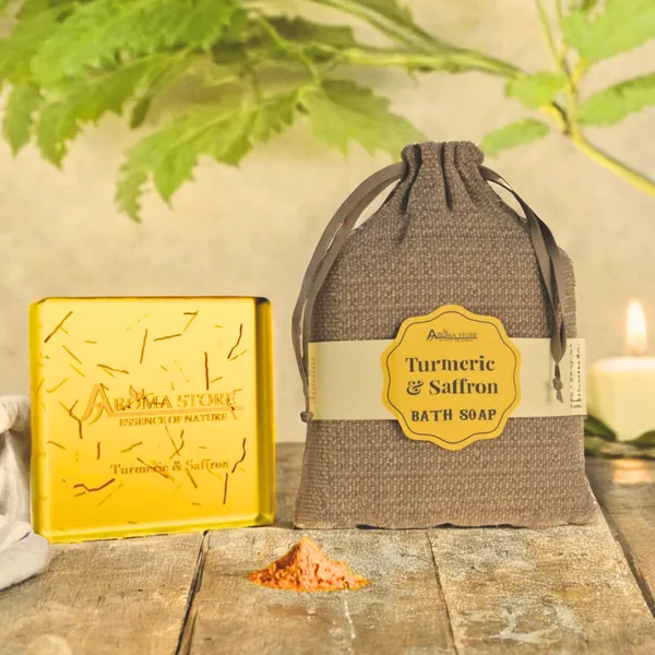 Honey_Turmeric__And_Saffron_Ayurvedic_Handmade_Bath_Soap_For__Unisex