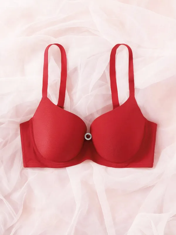 Red_Beautiful_Lightly_Padded_Bra_Panty_Set