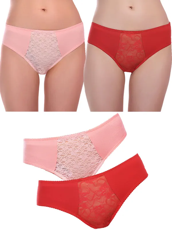 Pack_of_2_Red_&_Light_Pink_Designer_Anti-Bacterial_Bikini_Panty