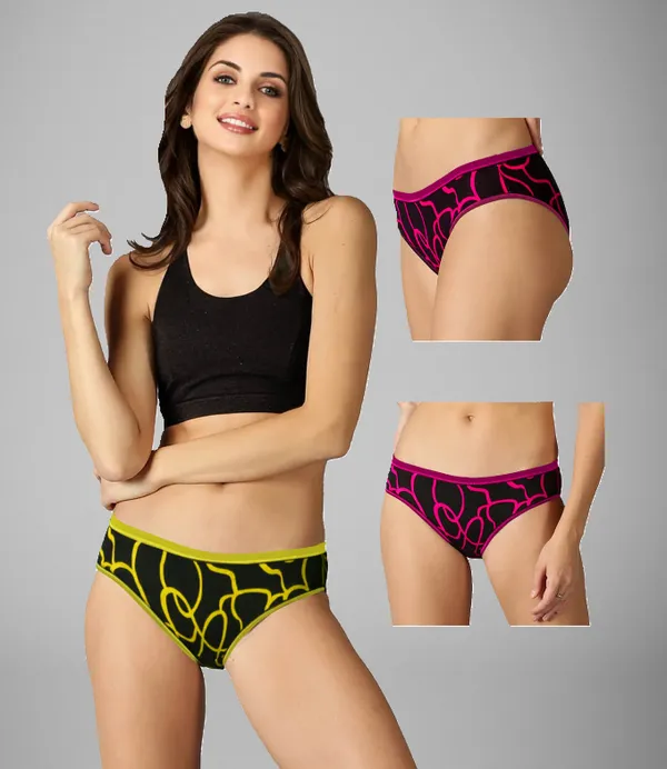 Pack_of_2_Yellow_&_Pink_100%_Cotton_Snake_Print_Panty